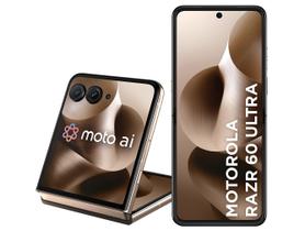Smartphone Motorola Razr 60 Ultra 5G - Madeira, 1TB, 32GB (16GB RAM+16GB Ram Boost), Câmera 50 MP e Tela de 7" Smartphone Motorola Razr 60 Ultra 5G - Madeira, 1TB, 32GB (16GB RAM+16GB Ram Boost), Câmera 50 MP e Tela de 7"