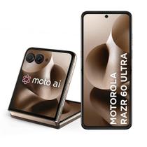Smartphone Motorola Razr 60 Ultra 5G - Madeira, 1TB, 32GB (16GB RAM+16GB Ram Boost), Câmera 50 MP e Tela de 7"