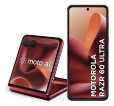 Smartphone motorola razr 60 ultra xt2551-6 1tb 16gb ram vermelho Smartphone motorola razr 60 ultra xt2551-6 1tb 16gb ram vermelho