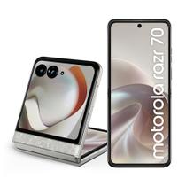 Smartphone Motorola Razr 70 5G 256GB 24GB 8GB RAM16GB Ram Boost Tela externa 3.6” e tela interna 6.9 Extreme Amoled 120Hz