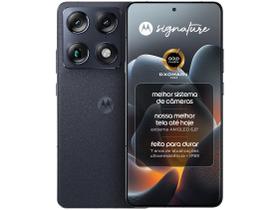 Smartphone Motorola Signature 512GB 5G 24GB RAM Preto 6,8" Câmera Tripla + Selfie 50MP