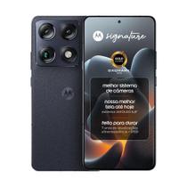 Smartphone Motorola Signature 5G 512GB, 12GB RAM, 3 cameras 50MP Sony Lytia e Zoom 100x, Tela 1.5K extreme Amoled 165hz Smartphone Motorola Signature 5G 512GB, 12GB RAM, 3 cameras 50MP Sony Lytia e Zoom 100x, Tela 1.5K extreme Amoled 165hz