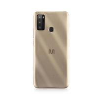 Smartphone multi g max 2 32gb dourado p9183d + cartao memoria 32gb + fone de ouvido