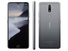 Smartphone Nokia 2.4 64GB Cinza 4G Octa-Core 3GB RAM Tela 6,5” Câm. Dupla + Selfie 5M Smartphone Nokia 2.4 64GB Cinza 4G Octa-Core 3GB RAM Tela 6,5” Câm. Dupla + Selfie 5M