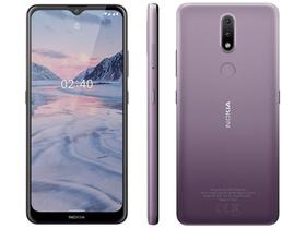 Smartphone Nokia 2.4 64GB Roxo 4G Octa-Core - 3GB RAM Tela 6,5” Câm. Dupla + Selfie 5MP Smartphone Nokia 2.4 64GB Roxo 4G Octa-Core - 3GB RAM Tela 6,5” Câm. Dupla + Selfie 5MP