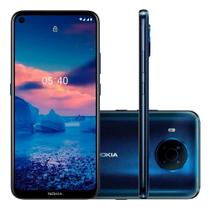 Smartphone nokia 5 4 128gb azul 4gb ram 4000 mah tela 6 3