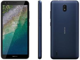 Smartphone Nokia C01 Plus 32GB Azul 4G Octa-Core 1GB RAM Tela 5,45” Câm. 5MP + Câm. Selfie 5MP