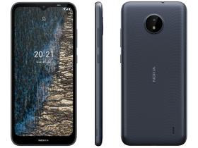 Smartphone Nokia C20 32GB Azul 4G Octa-Core 2GB RAM Tela 6,5” Câm. 5MP + Câm. Selfie 5MP