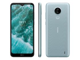Smartphone Nokia C30 64GB Branco 4G Octa-Core 2GB RAM 6,82” Câm. Dupla + Selfie 5MP Dual Chi