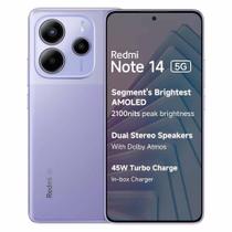Smartphone Note14 5G Global 256GB 8GB RAM Dual SIM Tela 6.67 - Roxo