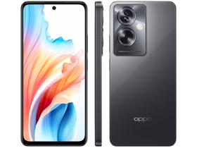 Smartphone Oppo A79 256GB Preto 5G 8GB + 8GB (RAM+) 6,72" Câm. 50MP + Selfie 8MP Dual Chip