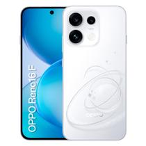 Smartphone Oppo Reno 16 F Branco Aura, 5G, 256GB, 8GB RAM, Bateria 7000mAh, Resistente a Água e Poeira Smartphone Oppo Reno 16 F Branco Aura, 5G, 256GB, 8GB RAM, Bateria 7000mAh, Resistente a Água e Poeira