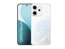 Smartphone OPPO Reno14 512GB 5G 12GB RAM Branco Pérola 6,59" Câm. Tripla + Selfie 50MP
