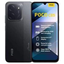 Smartphone P O C O C85 Global 8GB RAM 256GB Tela 6,9" 120Hz, Câmera 50MP, Preto