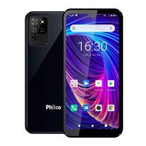 Smartphone Philco Hit P8 Dark Blue 32GB 3G De RAM Tela De 6" Câmera Tripla Traseira 13MP + 0,3MP + 2MP Selfie 5MP Dual Chip Azul - PHILCO