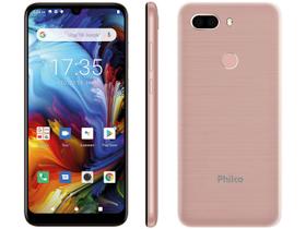 Smartphone Philco PCS02RG HIT MAX 128GB Rose - 4G 4GB RAM Tela 6” Câm. Dupla + Selfie 8MP
