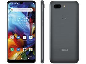 Smartphone Philco PCS02SG HIT MAX 128GB Space Grey 4G 4GB RAM Tela 6” Câm. Dupla + Selfie 8MP