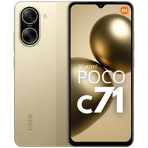 Smartphone POCO C71 128GB 8GB RAM BOOST Câmera dupla 50MP Celular Resistente e Poderoso