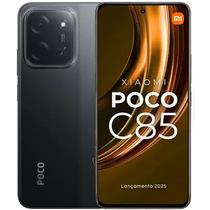 Smartphone POCO C85 NFC Lançamento Xiaomi 2025 50mp tela 6,9 120Hz 128GB 6GB Ramboost celular Ultra Fluidez 6000mAh Top 1º Custo benefício