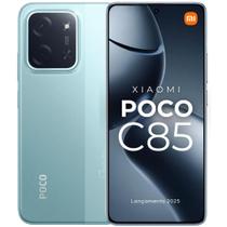 Smartphone POCO C85 NFC Lançamento Xiaomi 2025 50mp tela 6,9 120Hz 256GB 128GB 16GB Ramboost celular Ultra Fluidez 6000mAh Top 1º Custo benefício