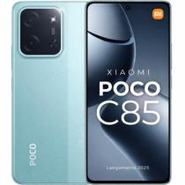 Smartphone POCO C85 NFC Lançamento Xiaomi 2025 50mp tela 6,9 120Hz 256GB 8GB Ramboost celular Ultra Fluidez 6000mAh Top 1º Custo benefício