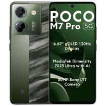 SMARTPHONE Poco M7 Pro 5G NFC Dual SIM de 512GB 12GB RAM de 6.67 502MP 20MP Green - Verde Global