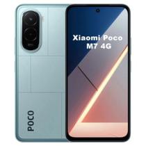 Smartphone PocoM7 Global 8/256GB, Câmera 50MP 64MP, Tela 90Hz, Blue