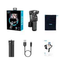 Smartphone Portátil Gimbal Estabilizador Selfie Tripé Com Controle Remoto Sem Fio 3 Eixos