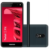 Smartphone Positivo TWIST 3 FIT S509C 32GB Dual CHIP Tela 5 3G Wifi Camera 5MP Grafite Smartphone Positivo TWIST 3 FIT S509C 32GB Dual CHIP Tela 5 3G Wifi Camera 5MP Grafite