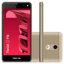 Smartphone Positivo Twist 3 Fit S509C, 5”, 32GB, Quad-Core, Câmera 5 MP - Dourado