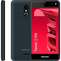 Smartphone Positivo Twist 3 Fit S509C, 5”, 32GB, Quad-Core, Câmera 5 MP - Grafite