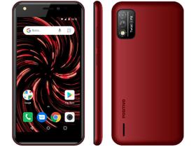 Smartphone Positivo Twist 4 Fit 32GB Dual Chip Android 10 Tela 5 Quad-Core 1,3 GHz 3G 8MP - Vermelho Rubber