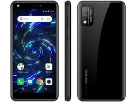 Smartphone Positivo Twist 4 Pro 64GB Preto 4G - Octa-Core 1GB RAM Tela 5,5” Câm. 8MP + Selfie 5MP