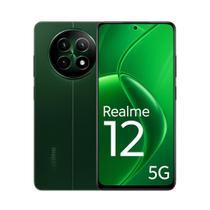 Smartphone Realme 12 5G, 512GB, 8GB RAM, Tela 6,72 polegadas IPS LCD 120Hz, Câmera 108MP com IA, Android 14, Dual SIM, Bateria 5000mAh