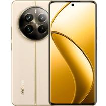 Smartphone Realme 12 Pro Plus 5G, 512GB, 12GB RAM, Tela AMOLED 120Hz, Câmera Periscópio 200x Zoom Dourado