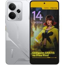 Smartphone Realme 14 5G 256GB 12GB RAM Dual SIM Tela 6.67" - Prata