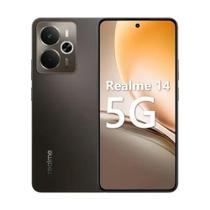 Smartphone Realme 14 5G 256GB 8GB RAM, Tela 6,72 Pol, Câmera 108MP com IA, Dual SIM Storm Titanium