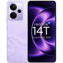 Smartphone Realme 14T 256GB 5G Câmera 50MP Tela AMOLED 120Hz Bateria 6000mAh IP69 - UNITY