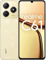 Smartphone Realme C61 4G 256GB 8GB RAM Dual SIM NFC Tela 6.74 Dourado