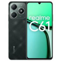 Smartphone Realme C61 COM NFC RMX3930 256GB 6GB RAM Dual SIM NFC Tela 6.74 Dark Green Verde