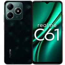 Smartphone Realme C61 NFC 256GB 128GB 12GB Ramboost 50MP Câmera Dupla Tela 6.74, NFC Lançamento celular resistente Design Fino e elegante - Unity