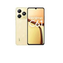 Smartphone Realme C61 RMX3930 128GB 4GB RAM Dual SIM, Telefone NFC Tela 6.74, dourado