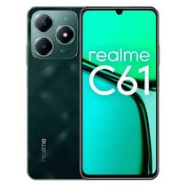 Smartphone Realme C61 RMX3930 256GB 8GB RAM Dual SIM NFC Tela 6.74 Dark Green Verde Smartphone Realme C61 RMX3930 256GB 8GB RAM Dual SIM NFC Tela 6.74 Dark Green Verde