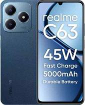 Smartphone Realme C63 6GB 128GB Leather Blue NFC Versão Global