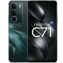 Smartphone Realme C71, 256GB, 4GB RAM, Android 15, Tela 6,6 120Hz, Câmera 50MP, Bateria 6300mAh, NFC, Dual SIM, Verde
