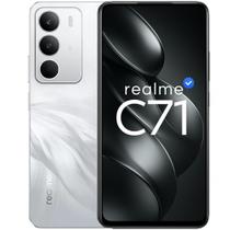 Smartphone Realme C71 NFC Lançamento 2025 256GB 128GB 16GB Raamboost 50MP câmera IA integrada Desempenho 120Hz Resistencia militar e super bateria