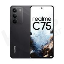 Smartphone Realme C75 8gb de RAM 256gb Dual Sim NFC Resistente à água + capa de proteção - Preto