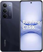 Smartphone Realme C75X 256GB 8GB RAM Dual SIM COM NFC Tela 6.67 Preto
