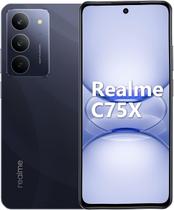 Smartphone Realme C75x Nfc 128gb 6gb Ram Bateria 5600mAh com NFC Azul