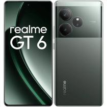 Smartphone Realme GT6 5G 512GB 16GB RAM/256GB 12GB RAM Tela 6,78 50MP 120W VERDE Anatel Brasil
